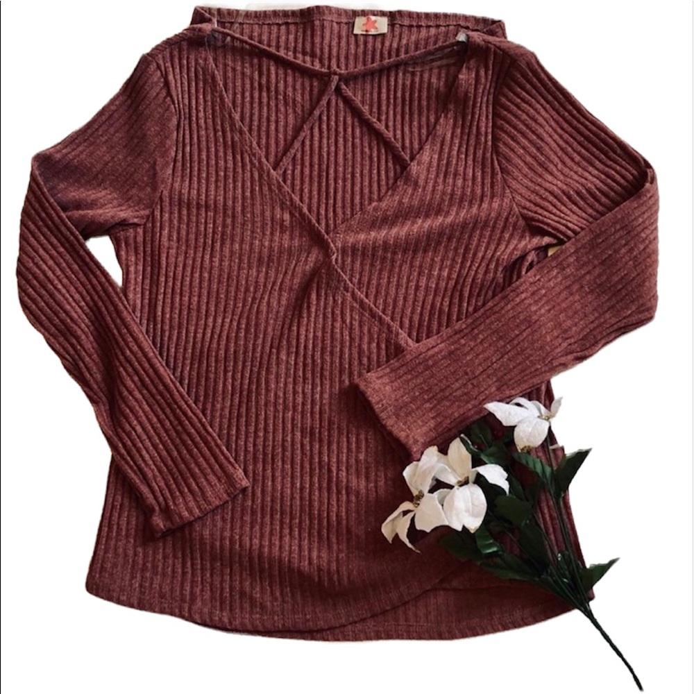 Burnt Pink Blouse Plus Size